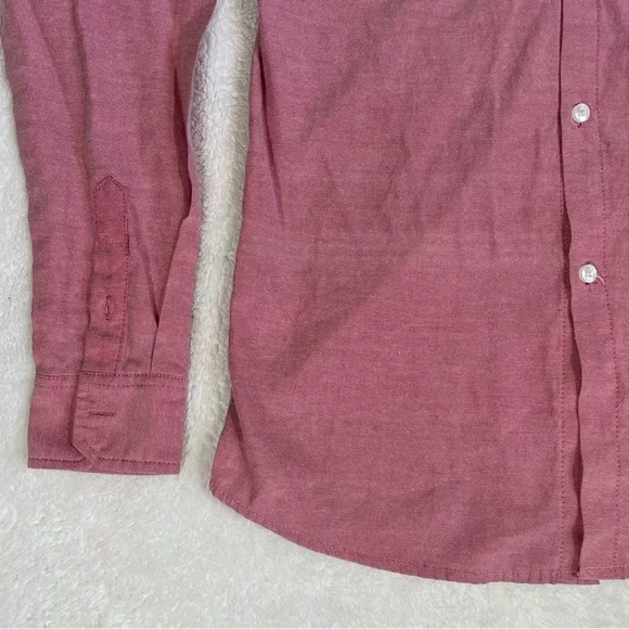 Supreme Red Gingam Long Sleeve Button Cuffes Button Front Shirt - Picture 4 of 9